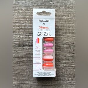 DVF x Target Sally Hansen Perfect Manicure Almond Shape Melon Dreams Press‎ Ons